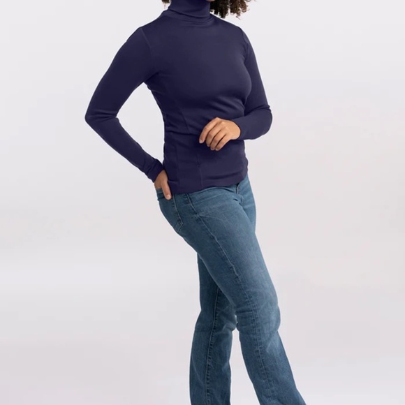 Woolx Women's Peyton turtleneck - Picture 3 of 6